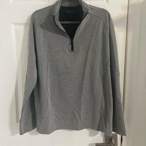 Banana Republic Men's Gray Zip-Up Sweater